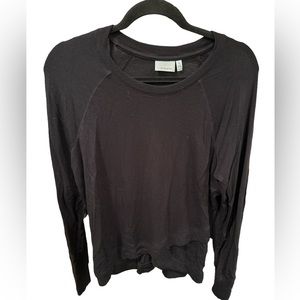 Athleta Light Sweater in‎ Black Sz Med Very Good